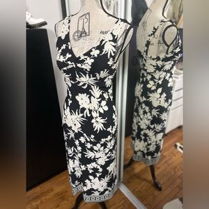 Black and white dress